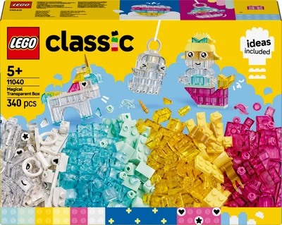 Конструктор LEGO Classic Чарівна прозора коробка 340 деталей (11040)