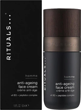 Чоловічий антивіковий зволожувальний крем для обличчя Rituals Homme Anti-ageing Cream, 50мл.