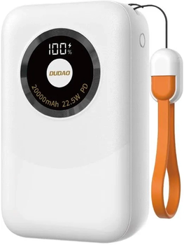 Powerbank Dudao K21 Mini 22.5 W 10000 mAh White (6976625332991)