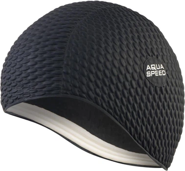 Шапка для плавания Aqua Speed BOMBASTIC JUNIOR 9881 черный Дет OSFM