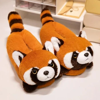 Тапочки кігурумі Червона Панда My Kigu капці плюшеві домашні м'які еноти для дому помаранчевий 35-40 (М306141)