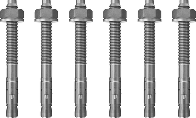Комплект анкерних болтів Technivolt 6 x M10, 10/95 мм (4019588063488)