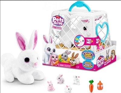 Интерактивный игровой набор Pets Alive – Мама кролик с сюрпризом