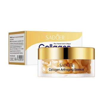 Зволожуюча сироватка Sadoer Collagen Anti-Aging Essence з колагеном проти старіння 0.34 г х 30 капсул (6976623801338)