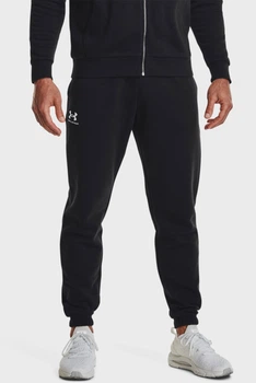 Брюки мужские Under Armour Essential Fleece Jogger SM Чорний 1373882-001