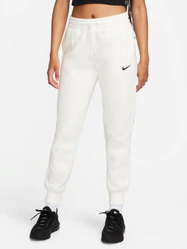 Спортивные штаны на флисе женские Nike W Nsw Phnx Flc Mr Pant Std FZ7626-133 M Молочные (0196977225628)