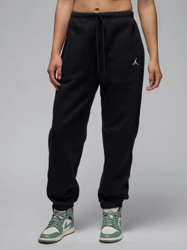 Спортивные штаны на флисе женские Nike Jordan Brooklyn Fleece FV7077-010 XL Черные (0197595818506)