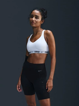 Спортивный топ для фитнеса женский Nike W Nk Df Indy Hgh Spt Bra FD1068-101 XS Белый (0197596172492)