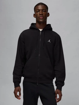 Толстовка на флисе, на молнии мужская Nike M J Brk Flc Fz FV7289-010 XL Черная (0197596502749)