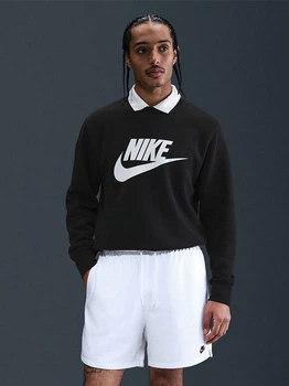 Свитшот мужской Nike M Nk Club Bb Gfx Crew FN3890-010 M Черный (0197863213613)