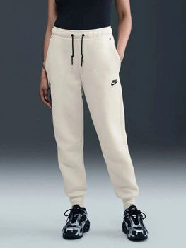 Спортивные штаны на флисе женские Nike W Nsw Tch Flc Mr Jgger 2 HV6779-133 M Молочные (0198485461529)