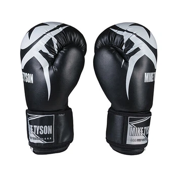 Боксерские перчатки Mike Tyson, PVC, 12oz, черный.