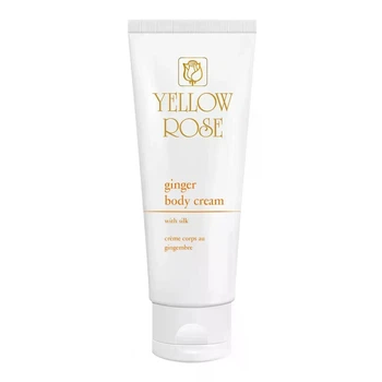 Имбирный крем Yellow Rose для тела с шелком Ginger Body Cream With Silk 250 мл