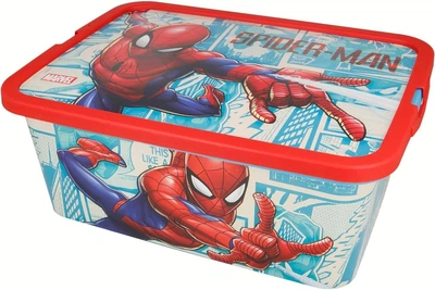 Контейнер для дитячих речей 13 л людина-павук Stor Spider-Man 450 г 39 х 29 х 15 см високоякісний пластик