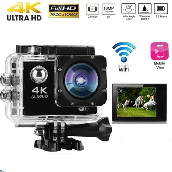 Экшн камера DVR SPORT S2 Wi Fi GoPro waterprof в кейсе и с набором креплений 3969