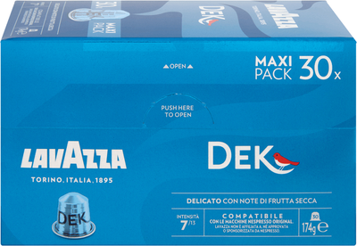 Кава в капсулах Lavazza Dek 30 шт (8000070055278)