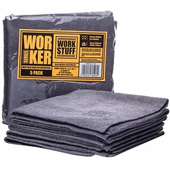 Набор микрофибровых салфеток Work Stuff Worker 5 шт 40x40 см