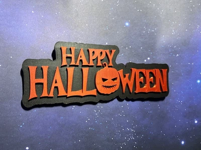 Декоративна табличка «Happy Halloween». Aivory