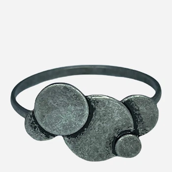 Кольцо Moss Copenhagen 181199 16,5-17 Темно-серое (LV2200004810799)
