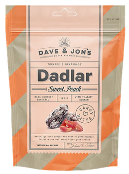 Фініки з ароматом солодкого персика DAVE & JON'S 125 г dadl_peach_125