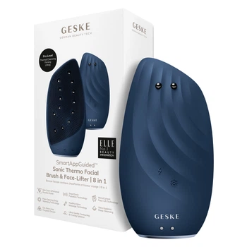 Очищувальна щітка для обличчя GESKE Sonic Thermo Facial Brush&Face-Lifter midnight (HB0089)