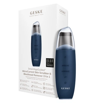 Мікрострумовий скрабер для шкіри та усунення чорних точок GESKE MicroCurrent Skin Scrubber&Blackhead Remover midnight (HB0144)