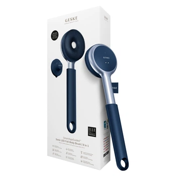 Звукова світлодіодна щітка для всього тіла GESKE Sonic LED Full-Body Brush&Intensive Exfoliator midnight (HB0389)