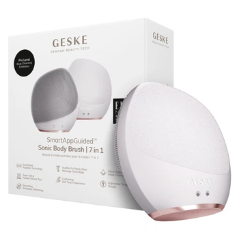 Ультразвукова щітка для тіла та інтенсивний пілінг GESKE Sonic Body Brush&Intensive Exfoliator starlight (HB0359)