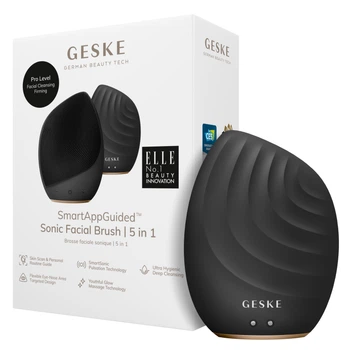 Електронна ультразвукова щітка для обличчя GESKE Sonic Facial Brush gray (HB0064)