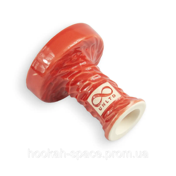 Чаша UNLTD Phunnel Red Ruby 9,2 см, фанел, глазурь