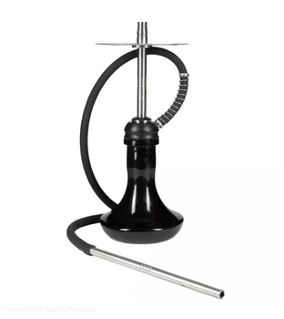 Кальян Aroma Hookah Charlie Mini Black Черный, 41см из нержавеющей стали