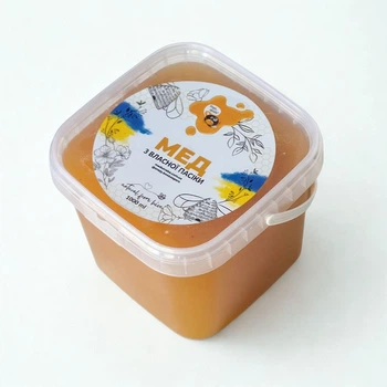 Мед соняшниковий Меду Треба 1,45 кг (1 літр)