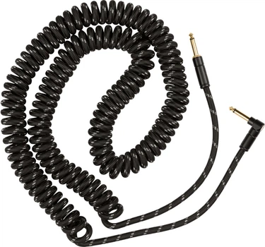 Кабель инструментальный Fender Cable Deluxe Series Coil 30' Black Tweed