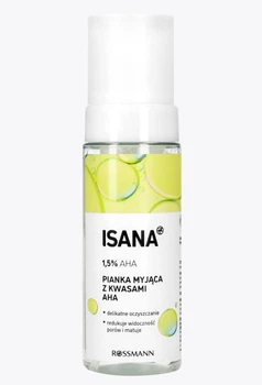 Пенка для умывания с кислотами ISANA AHA Reinigungsschaum165 мл