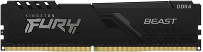 Оперативна пам'ять Kingston Fury Beast DDR4-3200 8192MB PC4-25600 Black (KF432C16BB/8WP)