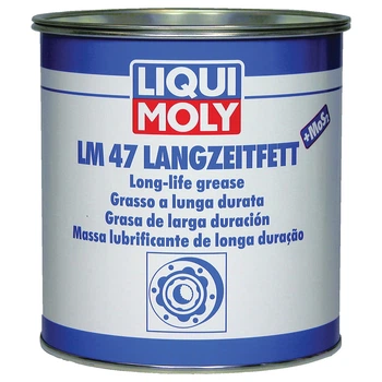 Смазка для ШРУС с дисульфидом молибдена серая Liqui Moly LM 47 Langzeitfett + MoS2 -30°С/+125°С (3530) 1л