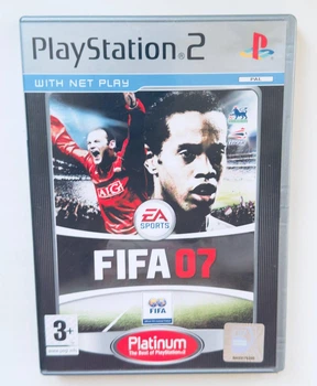 Диск для PlayStation 2 - FIFA 07 Platinum, английская версия, Б/У