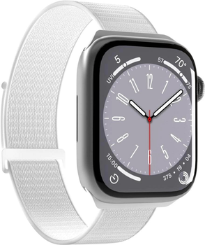 Pasek Puro Sport Nylon Strap do Apple Watch 38/40/41 mm White (8018417441332)