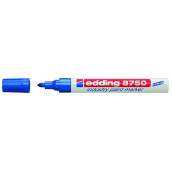 Маркер industry paint e 8750 2 4 мм синий универсальный лаковый для нанесения надписей