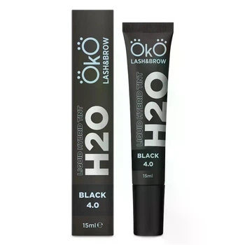 Краска для бровей и ресниц OKO H20 Liquid Hybrid Tint, BLACK 4.0, 15 мл
