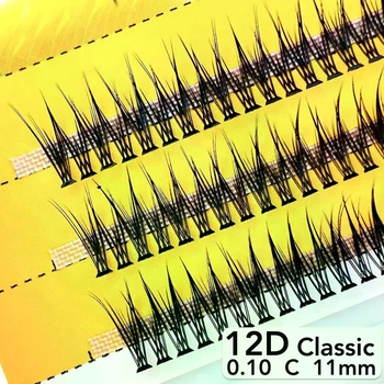 Ресницы Nesura Eyelash Classic 12D Ластівки 11 мм