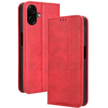 Чохол-книжка Deexe Retro Style для Samsung Galaxy A07 (A075) - Red