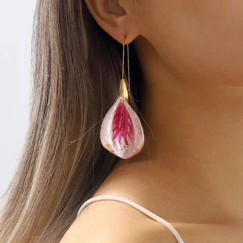 Серьги цветы нежные женские, бижутерия