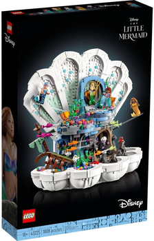 Zestaw klockow LEGO Disney Krolewska muszla Malej Syrenki 1808 elementow (43225) (955555907430720) - Outlet