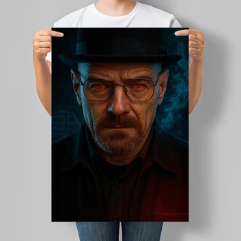 Постер DARK ICONS: Гайзенберг (Heisenberg) А3 30х42 см (HHP003_А3)