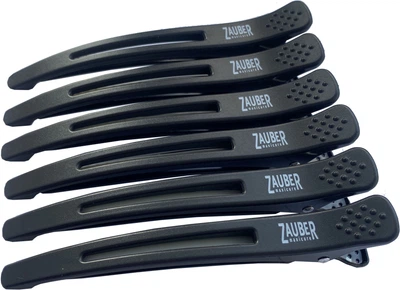 Зажими для волосся Zauber-manicure з гумкою 6 шт (4004900060474)
