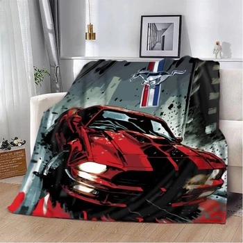 Плед 3D Ford Mustang 12430 135х160 см