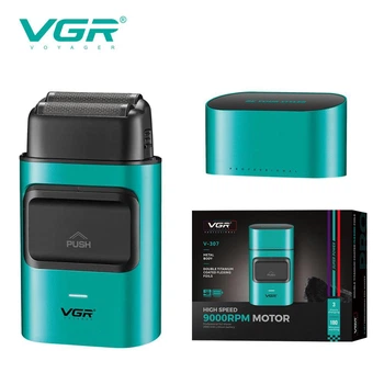 Триммер для бороды и лица VGR V-307 защита складских металлический корпус VGR Электробритва-шейвер (354542)