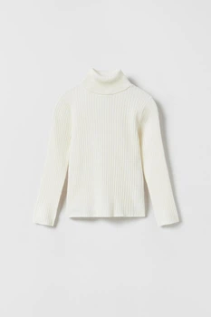 Гольф для девочки Zara 152 размер белый 0195700712
