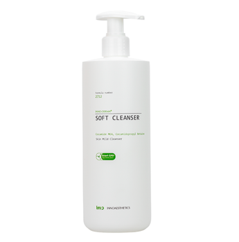 Гель для мя'кого очищення шкіри обличчя Innoaesthetics Soft Cleanser, 500 мл